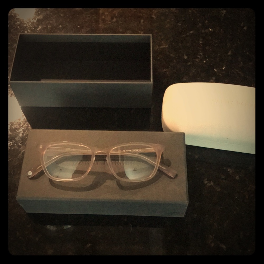 Warby Parker glasses rose Welty
